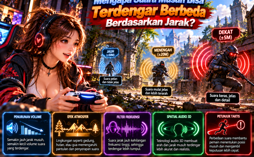 Mengapa Suara Musuh Bisa Terdengar Berbeda Berdasarkan Jarak?